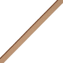 Cambridge Metallic Cord With Tape Trim by Samuel & Sons in Aged Bronze