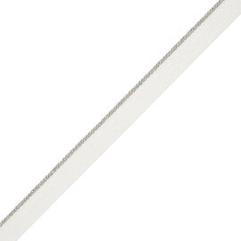 Cambridge Metallic Cord With Tape Trim by Samuel & Sons in Mercury Glass