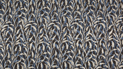 Orfeo Silver & midnight blue on black