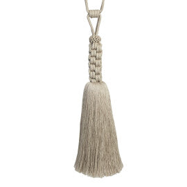 Abrielle Linen Tassel Tieback by Samuel & Sons in Flax
