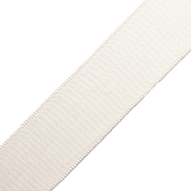 Carlyle Silk Satin Border Trim by Samuel & Sons in Alabaster
