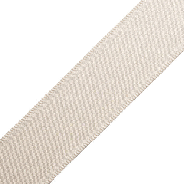 Carlyle Silk Satin Border Trim by Samuel & Sons in Angora