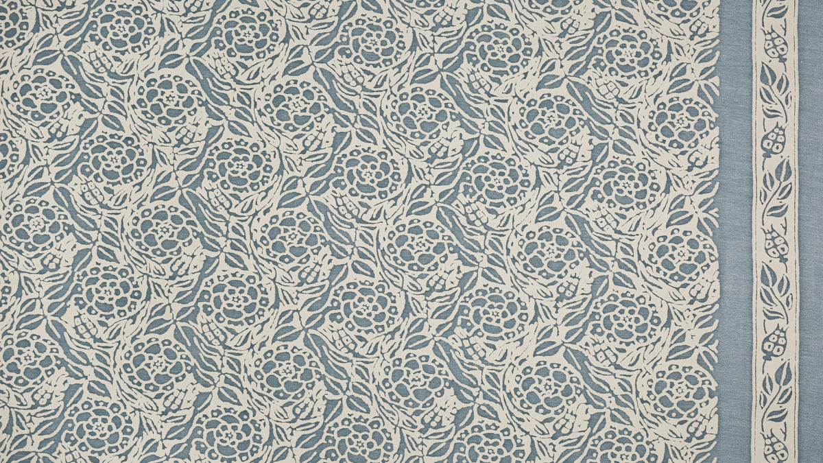 Fiori Storm blue & ivory