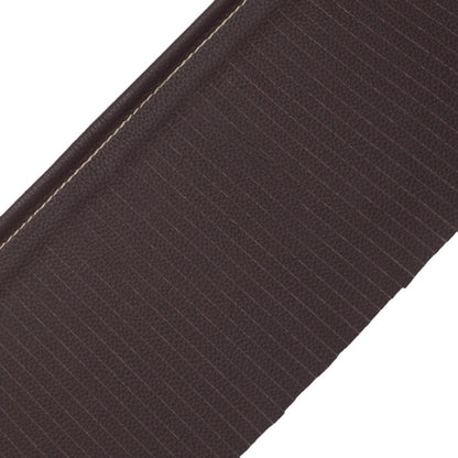 Toscana Leather Cut Fringe Trim by Samuel & Sons in Black Bean