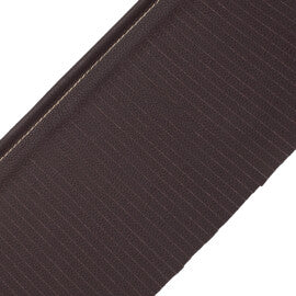 Toscana Leather Cut Fringe Trim by Samuel & Sons in Black Bean