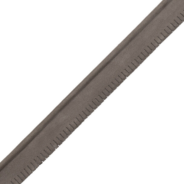 Toscana Nubuck Piping Trim by Samuel & Sons in Mushroom