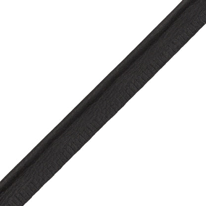 Toscana Nubuck Piping Trim by Samuel & Sons in Nero