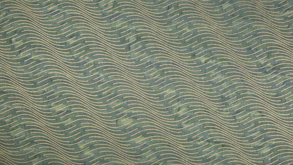 Onde Blue-green & gold texture
