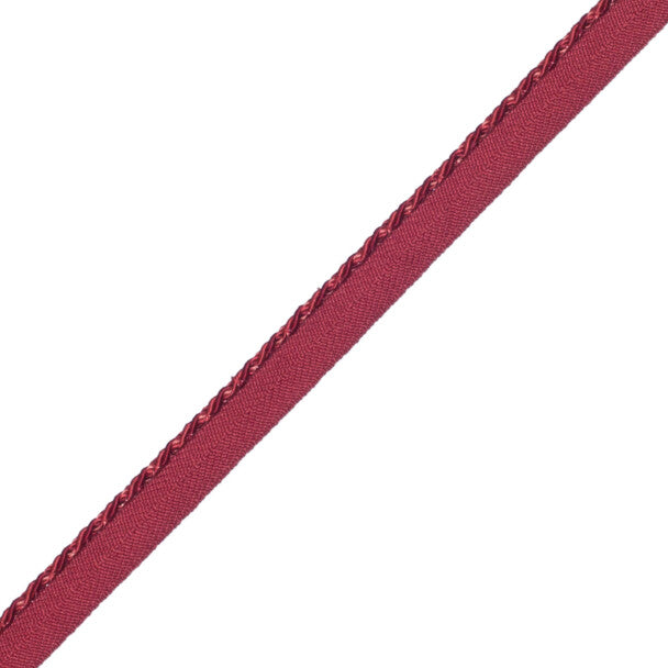 1/8" (3 Mm) Palais Cord With Tape Trim by Samuel & Sons in Claret