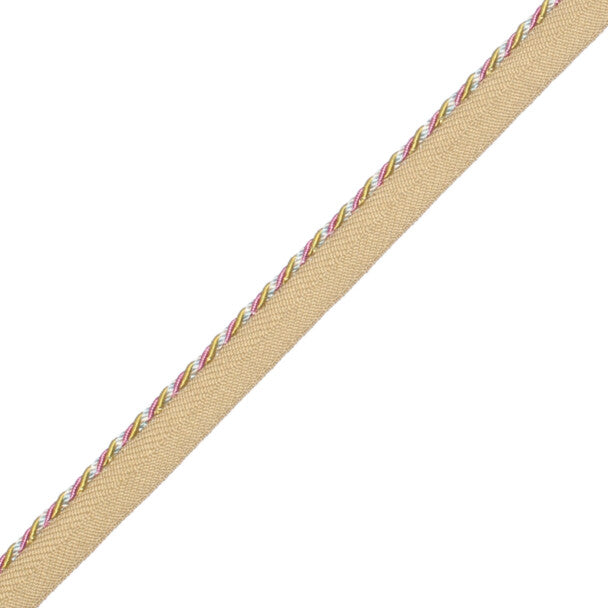 1/8" (3 Mm) Palais Cord With Tape Trim by Samuel & Sons in Jardin