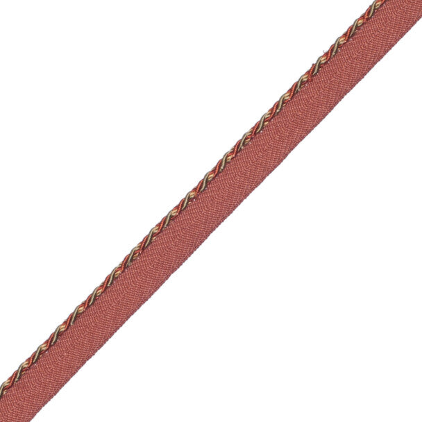 1/8" (3 Mm) Palais Cord With Tape Trim by Samuel & Sons in Terra