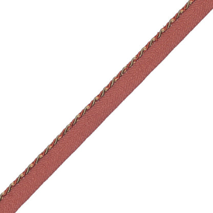 1/8" (3 Mm) Palais Cord With Tape Trim by Samuel & Sons in Terra