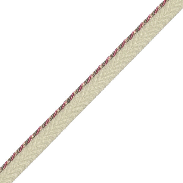 1/8" (3 Mm) Palais Cord With Tape Trim by Samuel & Sons in Botanique