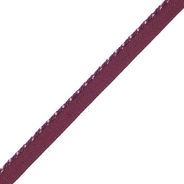 1/8" (3 Mm) Palais Cord With Tape Trim by Samuel & Sons in Amethyste