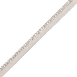 1/4" (5 Mm) Palais Cord With Tape Trim by Samuel & Sons in Perle