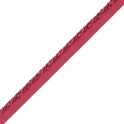 1/4" (5 Mm) Palais Cord With Tape Trim by Samuel & Sons in Claret