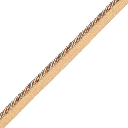 1/4" (5 Mm) Palais Cord With Tape Trim by Samuel & Sons in Oro