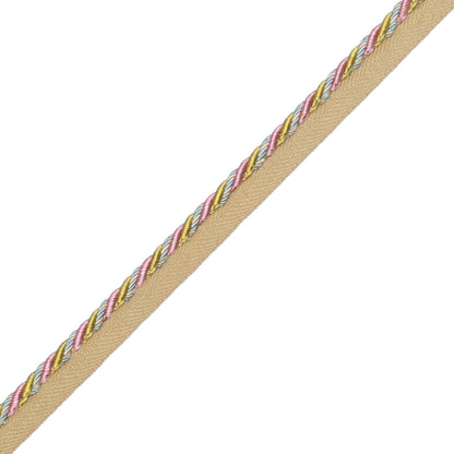 1/4" (5 Mm) Palais Cord With Tape Trim by Samuel & Sons in Jardin