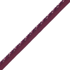 1/4" (5 Mm) Palais Cord With Tape Trim by Samuel & Sons in Amethyste
