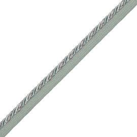 1/4" (5 Mm) Palais Cord With Tape Trim by Samuel & Sons in Minerale