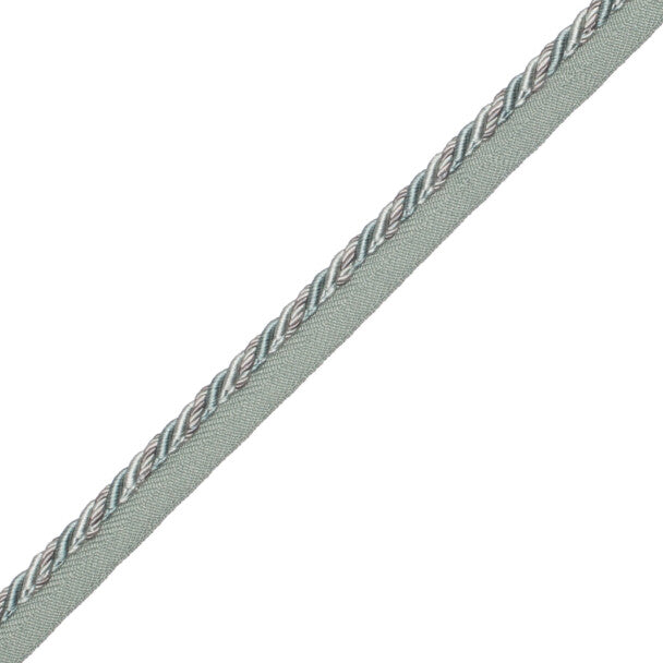 1/4" (5 Mm) Palais Cord With Tape Trim by Samuel & Sons in Minerale
