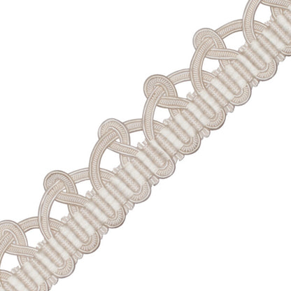 Palais Scalloped Braid Trim by Samuel & Sons in Perle