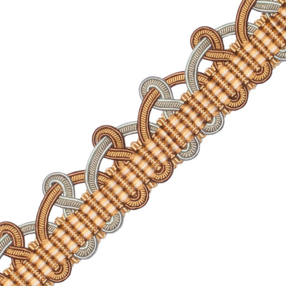 Palais Scalloped Braid Trim by Samuel & Sons in Oro