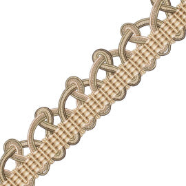 Palais Scalloped Braid Trim by Samuel & Sons in Vert