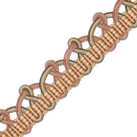 Palais Scalloped Braid Trim by Samuel & Sons in Botanique