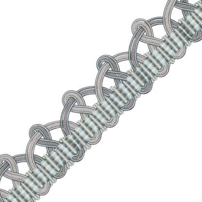 Palais Scalloped Braid Trim by Samuel & Sons in Minerale
