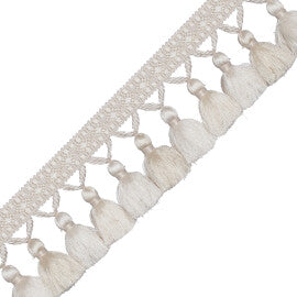 Palais Tassel Fringe Trim by Samuel & Sons in Perle