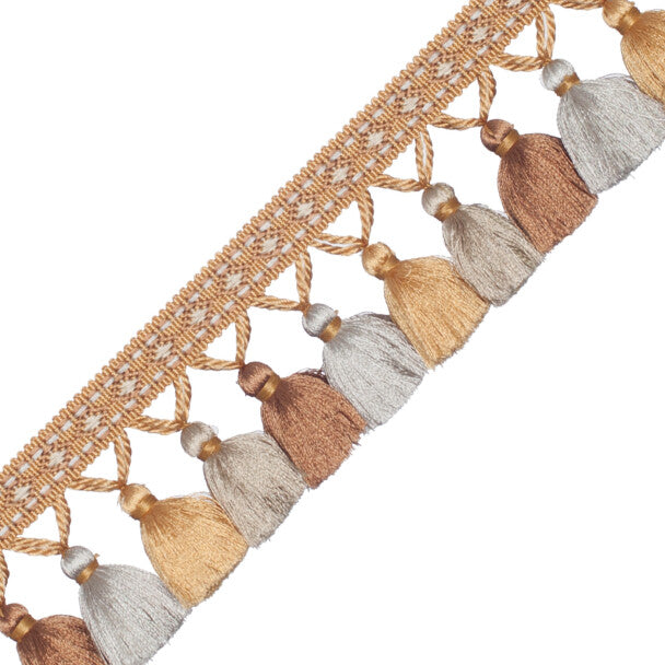 Palais Tassel Fringe Trim by Samuel & Sons in Oro