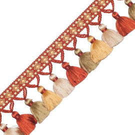 Palais Tassel Fringe Trim by Samuel & Sons in Terra