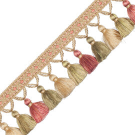 Palais Tassel Fringe Trim by Samuel & Sons in Botanique