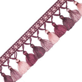 Palais Tassel Fringe Trim by Samuel & Sons in Amethyste