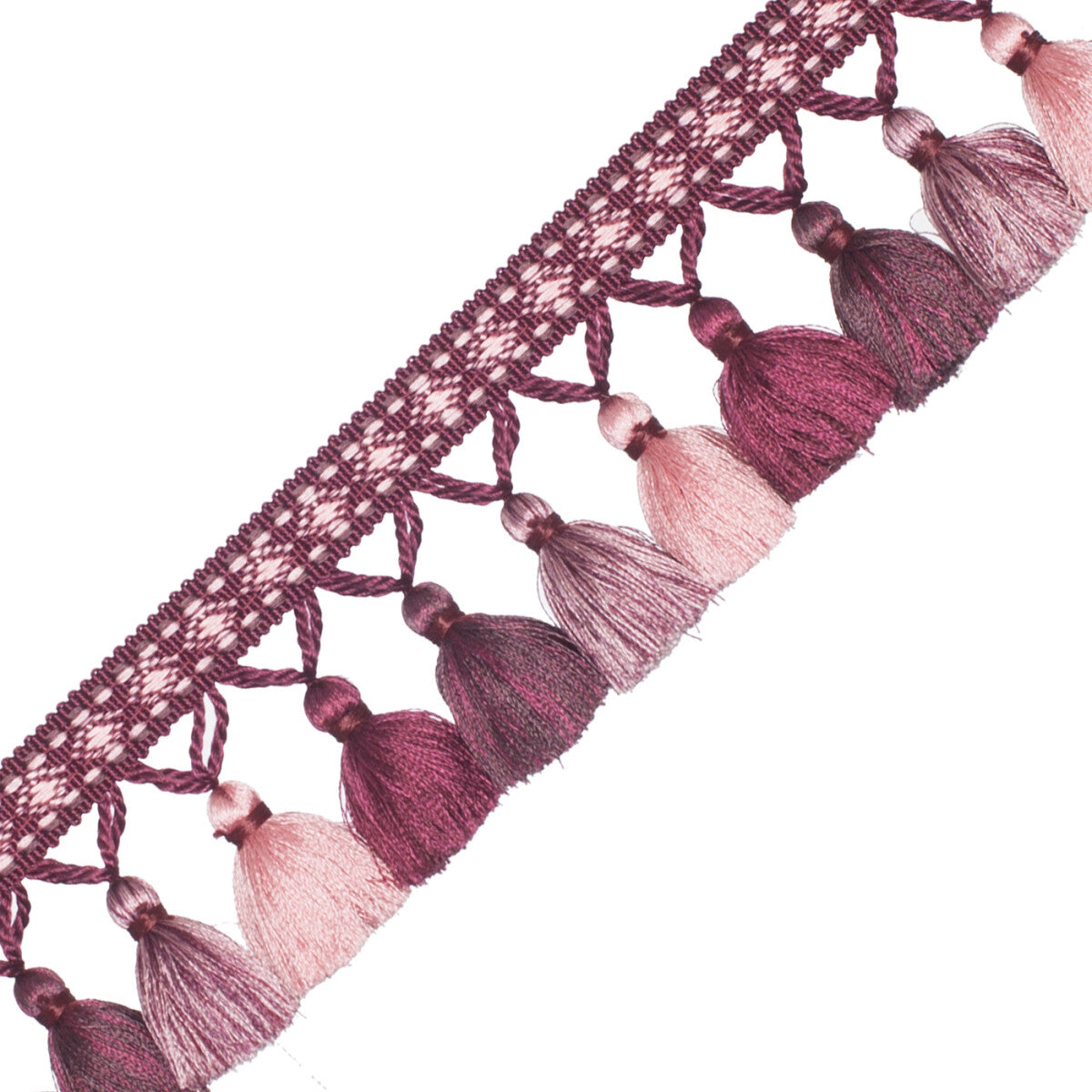 Palais Tassel Fringe Trim by Samuel & Sons in Amethyste