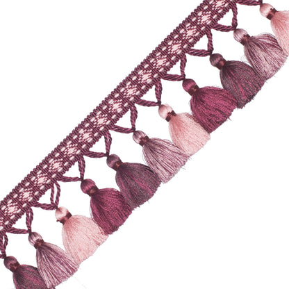 Palais Tassel Fringe Trim by Samuel & Sons in Amethyste