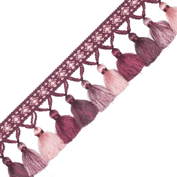 Palais Tassel Fringe Trim by Samuel & Sons in Amethyste