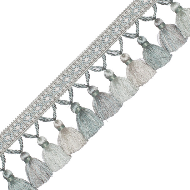 Palais Tassel Fringe Trim by Samuel & Sons in Minerale