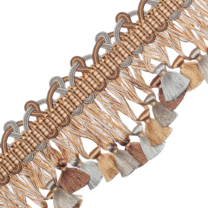 Palais Scalloped Tassel Fringe Trim by Samuel & Sons in Oro