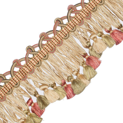 Palais Scalloped Tassel Fringe Trim by Samuel & Sons in Botanique