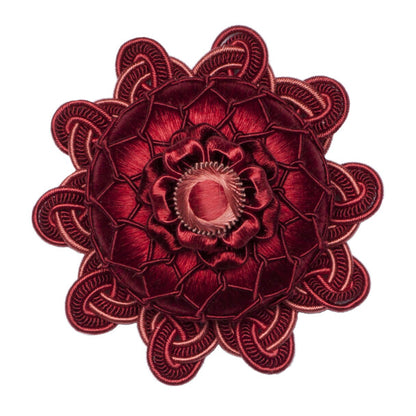Palais Rosette by Samuel & Sons in Claret