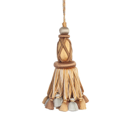 Palais Key Tassel Trim by Samuel & Sons in Oro
