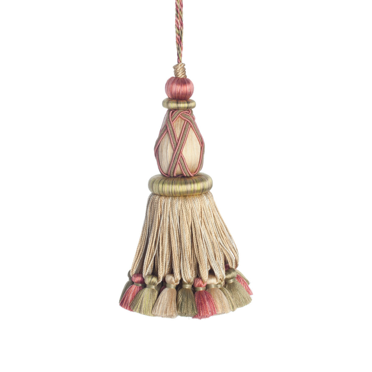 Palais Key Tassel Trim by Samuel & Sons in Botanique