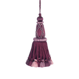 Palais Key Tassel Trim by Samuel & Sons in Amethyste