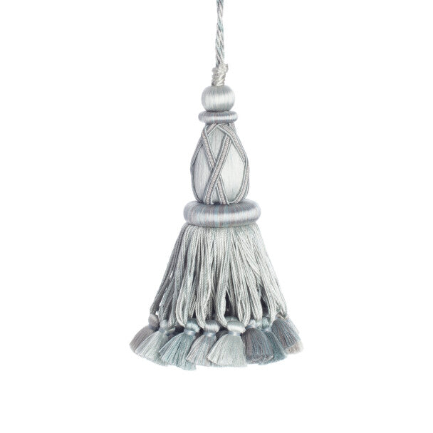 Palais Key Tassel Trim by Samuel & Sons in Minerale