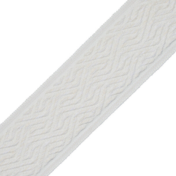 Labyrinth Border Trim by Samuel & Sons in Chalk