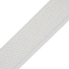 Labyrinth Border Trim by Samuel & Sons in Chalk