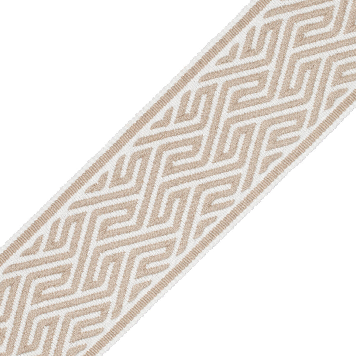 Labyrinth Border Trim by Samuel & Sons in Travertine