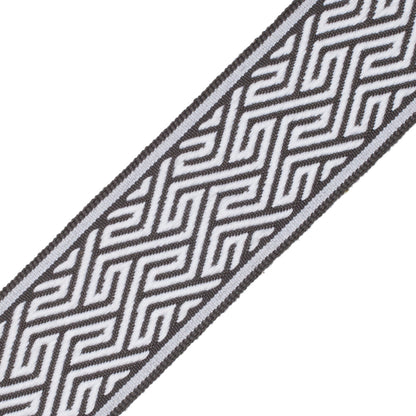 Labyrinth Border Trim by Samuel & Sons in Graphite